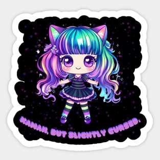 Anime Energy: Bold, Vibrant, and Full of Style Sticker